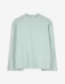 Langarmshirt - weite Ärmel - türkis