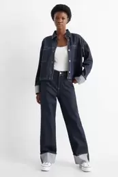 Baggy jeans - mid-rise waist