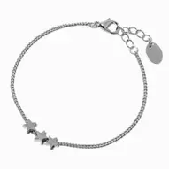 Silver-tone Star Chain Bracelet