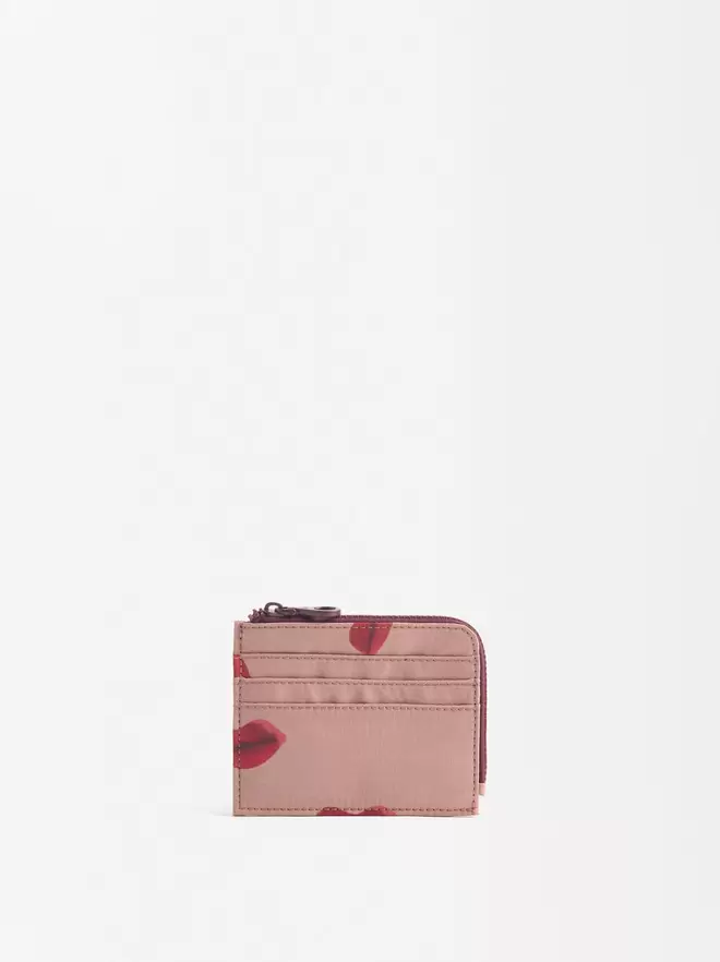 Printed nylon card holder