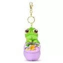 Disney Store Japan - Rapunzel - Neu verföhnt - Pascal mit Blumenstrauß - Schlüsselanhänger mit kleinem Kuscheltier - 15,5 cm