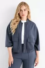Basic zip-through sweatshirt