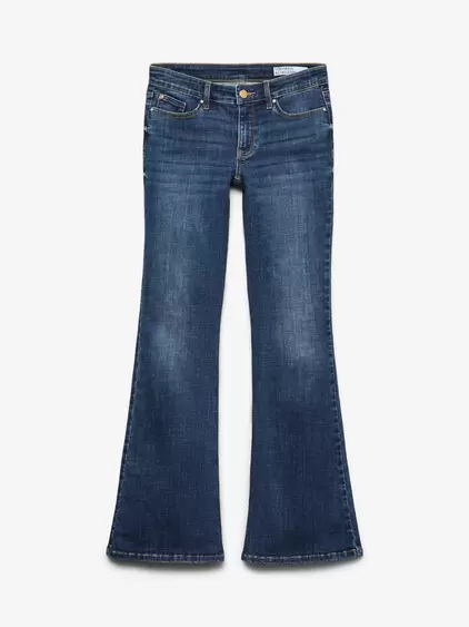 VMSIGI Niedrige Taille Ausgestellt Jeans