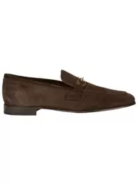 Loafer aus Veloursleder mit Horsebit-Riemen