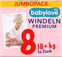 Windeln Premium Gr. 8 (18+ kg) Jumbopack, 56 St