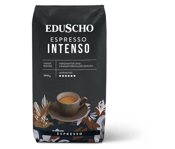 EDUSCHO Espresso Intenso – 1kg Ganze Bohne