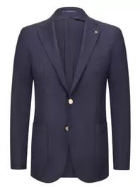 Blazer aus Schurwolle mit feiner Struktur