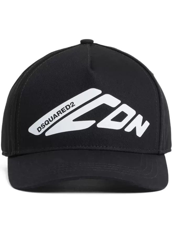 Baseballkappe mit Logo-Print