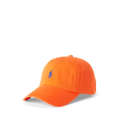 Baseballkappe aus Baumwollchino