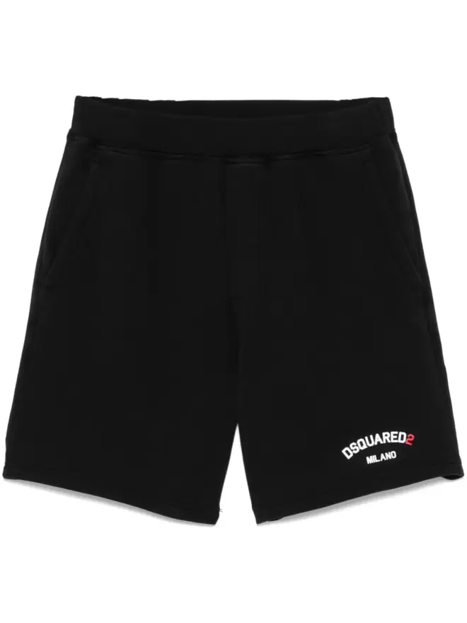 Joggingshorts mit vorstehendem Logo