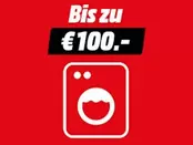 Bis zu € 100,- Sofortrabatt auf Waschen, Trocknen & Spülen