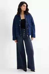 Wide leg jeans - high waist