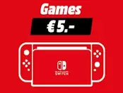 € 5,- Sofortrabatt auf lagernde Nintendo Switch Games