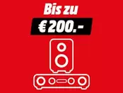 Bis zu € 200,- Sofortrabatt auf alle Soundbars