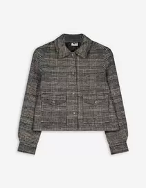 Shacket - Woll-Optik - grau