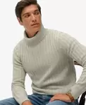 The Merchant Store - Ribbed Roll Neck Jumper