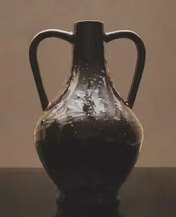 KERAMIKVASE BRAUN