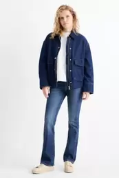 Bootcut jeans - high waist - LYCRA®