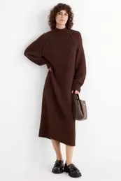Knitted dress - straight fit