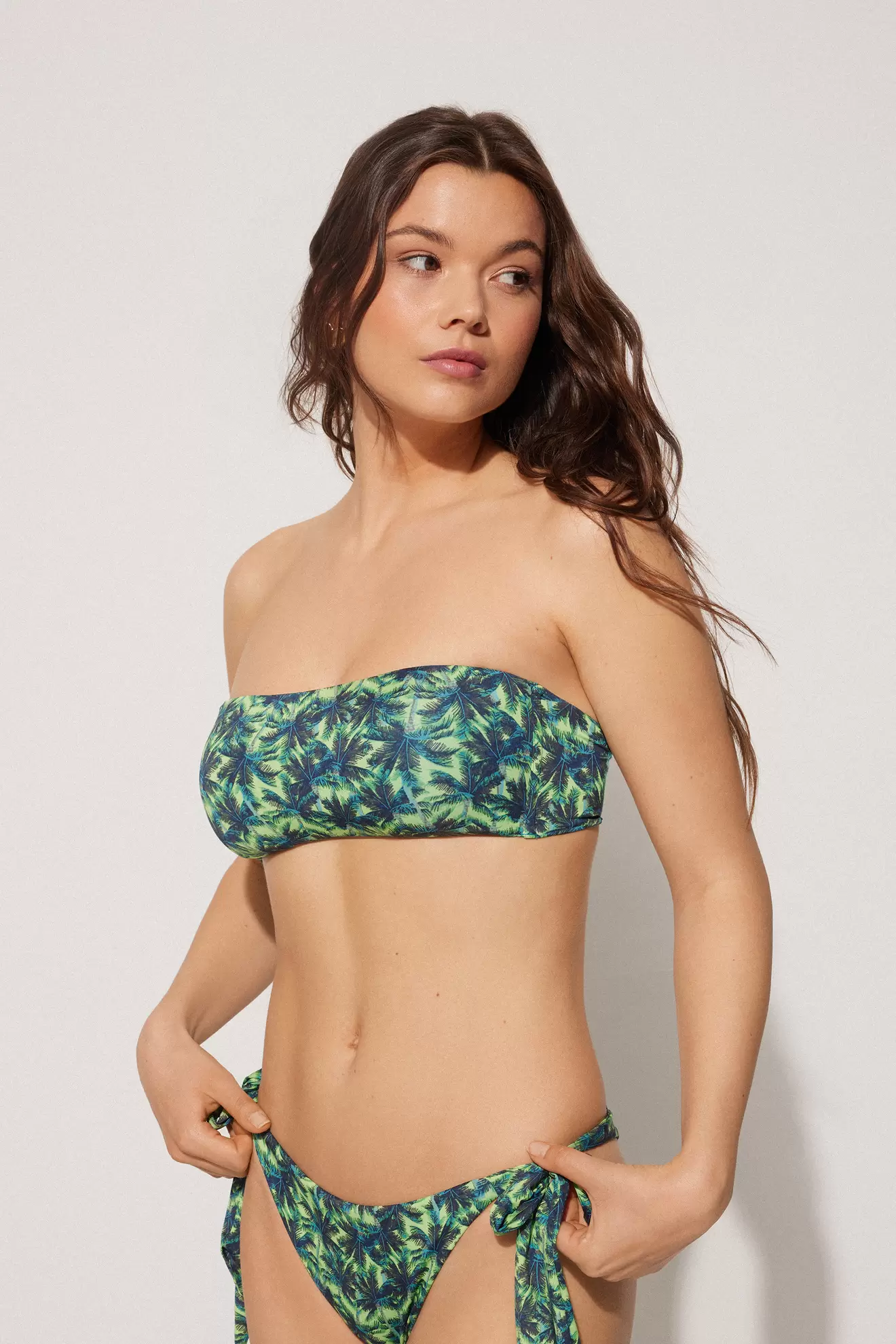 Bandeau-Bikinioberteil mit herausnehmbaren Polstern Tropic Island