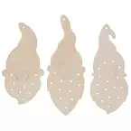 Hänger "Wichtelköpfe", 10–12 cm, 3 Stück