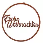 Rost-Ring "Frohe Weihnachten",  35 cm Ø