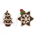 Filz-Hänger "Lebkuchen", 2 Stück