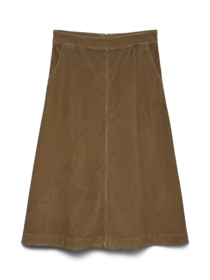 AWTALA Hohe Taille Langer Rock