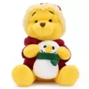 Winnie Puuh - Weihnachtliches Mini Bean Bag Kuscheltier - 17 cm