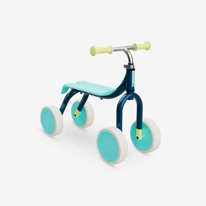 2 in 1 Lauf- und Rutschrad Evolutive Ride blau/creme