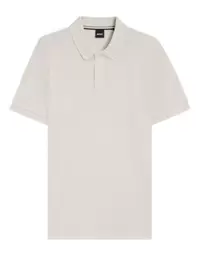 Poloshirt in feiner Piqué-Qualität mit Label-Stickerei