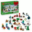LEGO Minecraft 21280 Adventskalender 2025, Kinderspielzeug ab 7 Jahren