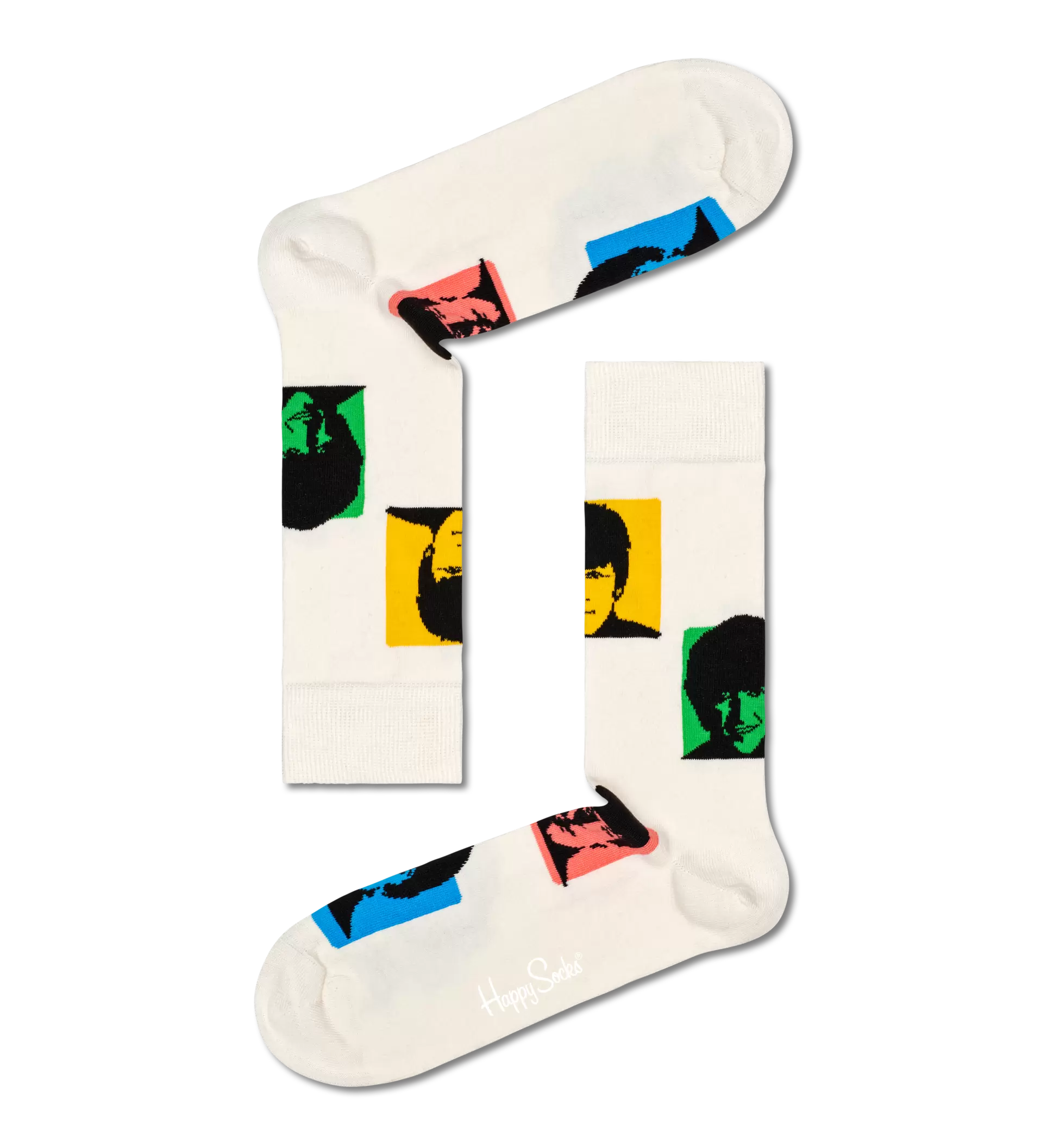 The Beatles Silhouettes Sock