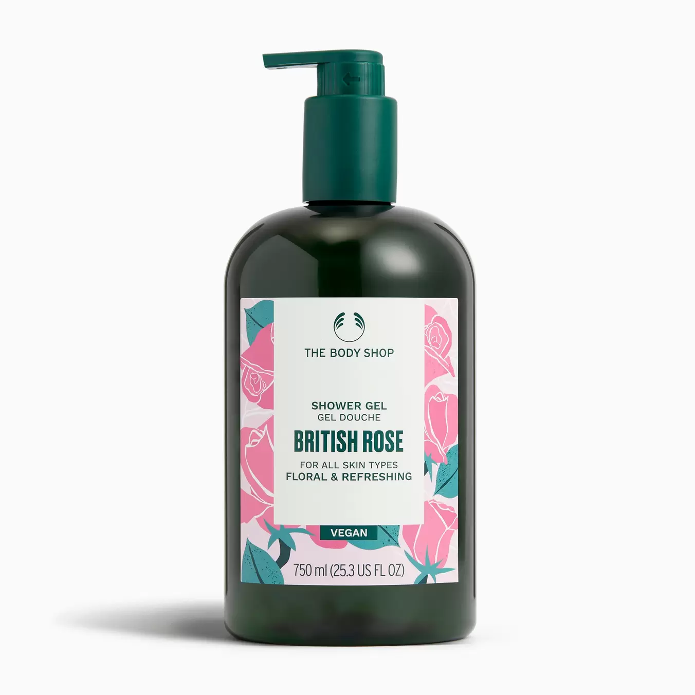 British Rose Shower Gel - 750ml