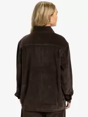 Payarawa ‑ Langärmlige Hemdjacke mit Reißverschluss für Frauen