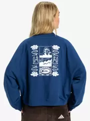 Graphic ‑ Pullover mit Rundhalsausschnitt für Frauen