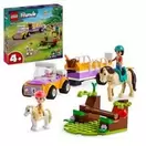 LEGO Friends 42634 Pferde- und Pony-Anhänger, Spielzeug für Kinder ab 4