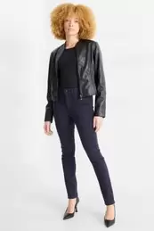 Cloth trousers - high waist - slim fit