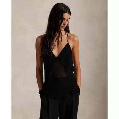 Oberteil mit transparenten Bahnen