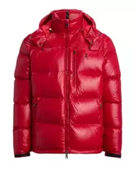 Daunenjacke Gorham in Glanz-Optik mit abtrennbarer Kapuze