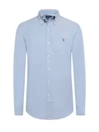 Unifarbenes Stretch-Hemd, Custom Fit