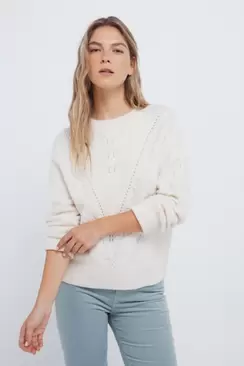 V-shaped braided jumper