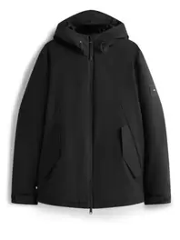 Übergangsjacke mit Kapuze aus recyceltem Material