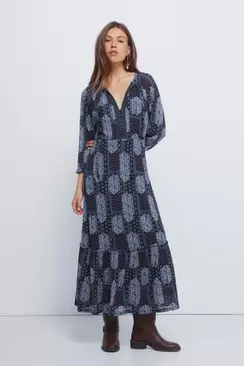 Boho midi dress