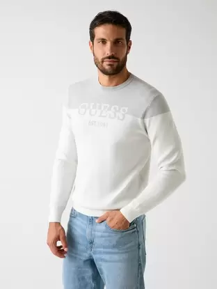 Sweatshirt mit Logo auf der Vorderseite