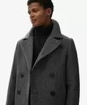The Merchant Store - Wool Blend Pea Coat