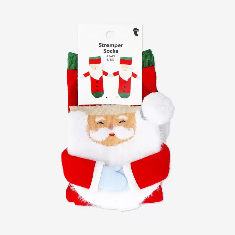 Weihnachtsmann-Socken - Größe 42/43