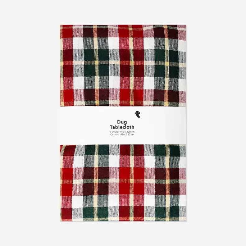 Tischdecke mit Schottenmuster - 140x220 cm