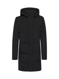 Daunenmantel mit Kapuze mit Kordelzug