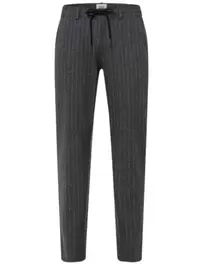 Flanellhose Phil mit Nadelstreifen, Tapered Fit